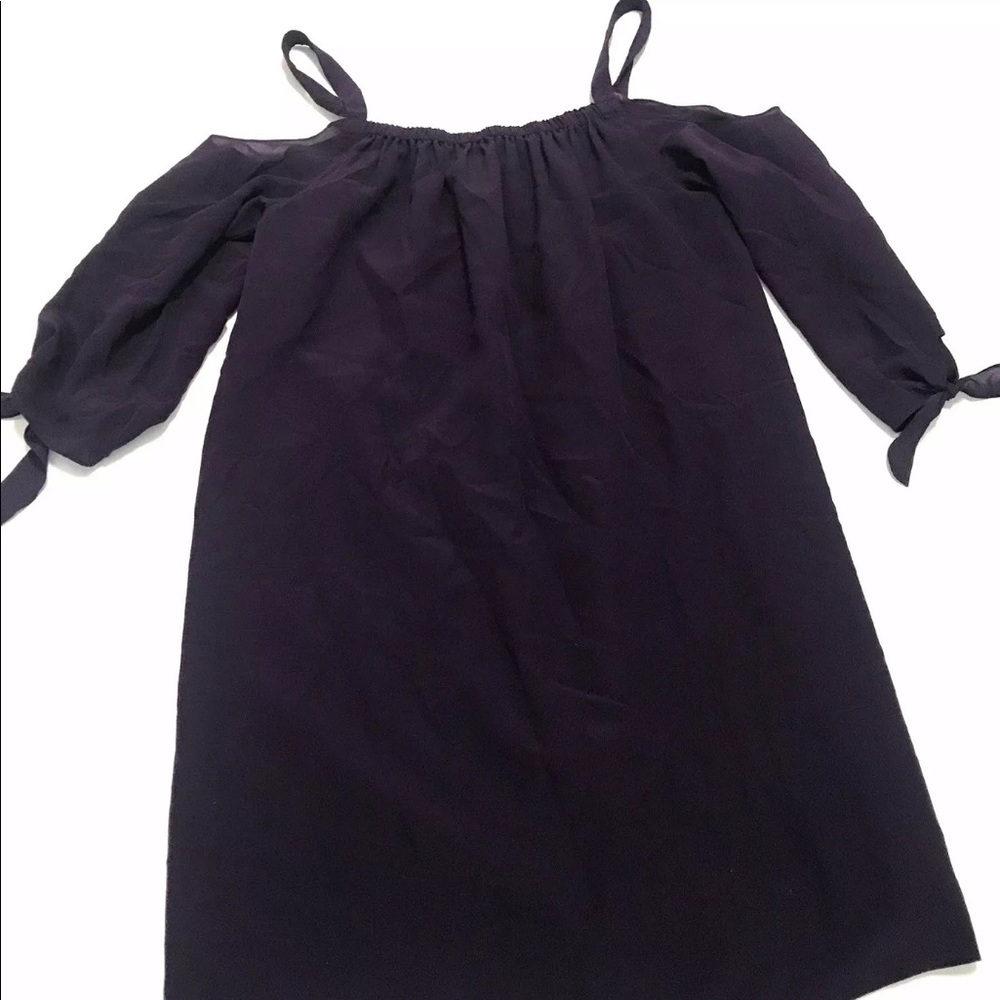 Madewell Silk Open-Shoulder Dress